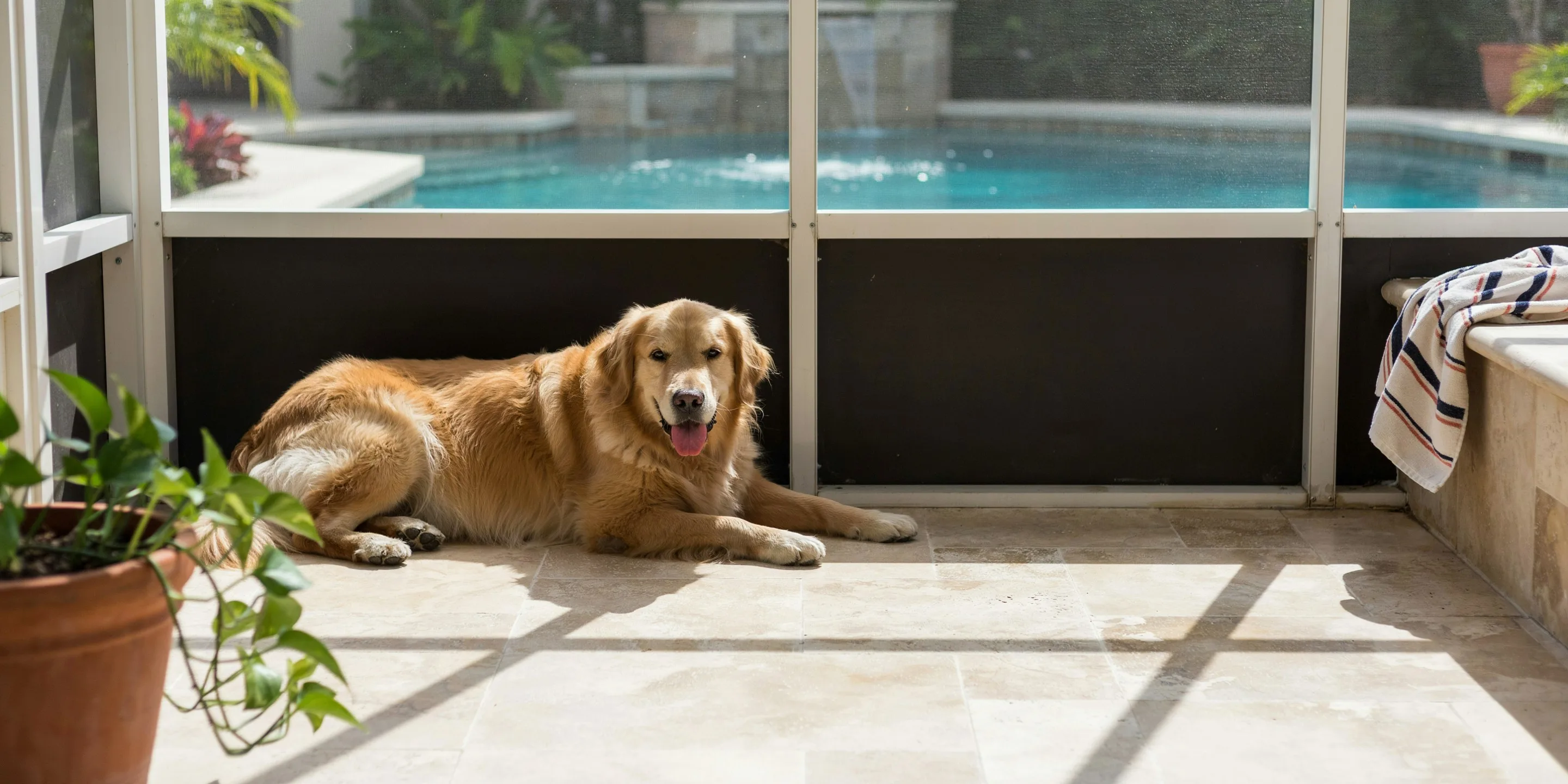 Pet-Resistant Screen in Sarasota, FL